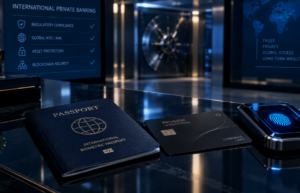 International corporate bank account compliance requirements and source of funds documentation.